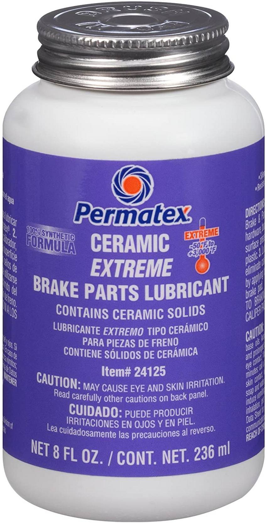 Brake Parts Lubricant (Ceramic Extreme) (8oz Brush-Top Bottle)